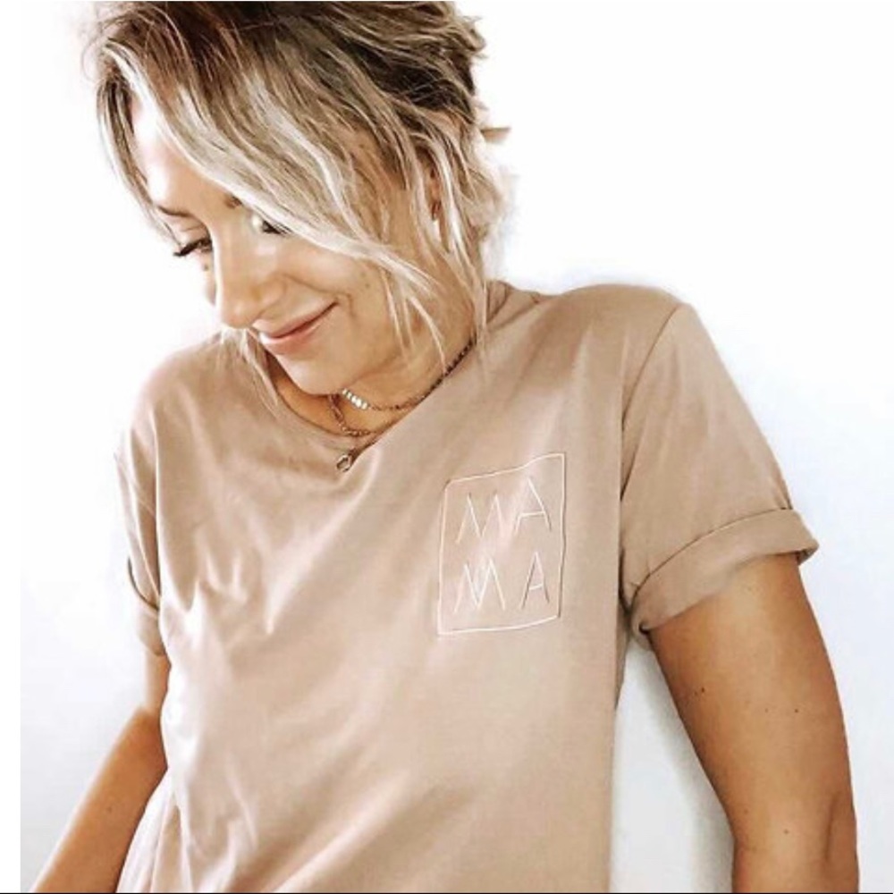 DUPLICATE NOT AVAILABLE The Mama Label Tees by Ash Co - 2 pack